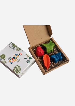 Mini Set of 4 Crayons - Spring time