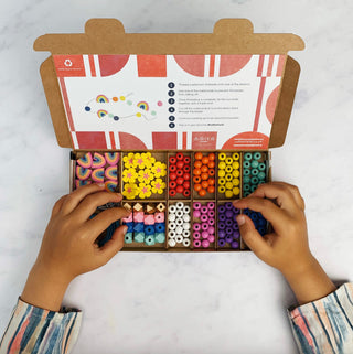Rainbow & Flower Bracelet Making Kit