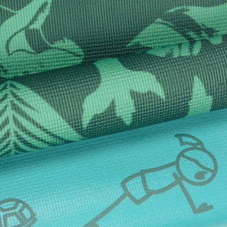Jurassic Jungle Kids Yoga Mat