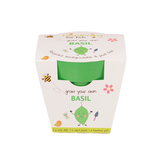 Children's Grow Your Own Basil Growing Kit