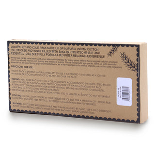 Lavender Natural Cotton & Juco Eye Pillow